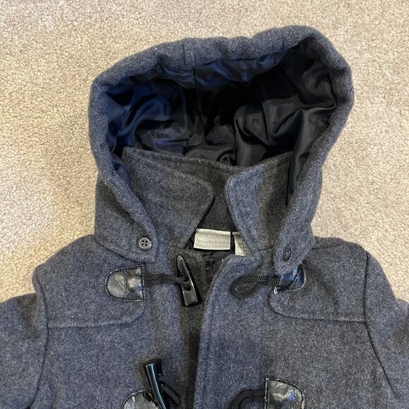 Koala Kids Baby Boys Wool Blend Jacket Winter Coat Dark Gray Hood Size 18-24m‎ - Picture 4 of 14